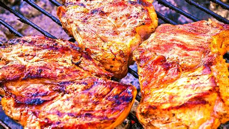 BBQ Grilled Pork Neck Steaks Recipe | Homemade Recipes 2025