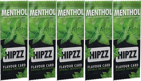 5x Karta Aromatyzująca Papieros HIPZZ Double Intensive Menthol Mint