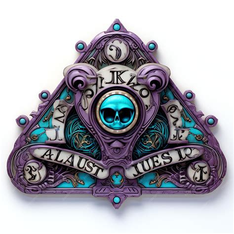 Premium Ai Image Beautiful Purple Ouija Board Clipart Illustration