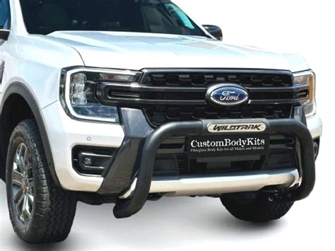 Ford Wildtrak X Pdc Nudge Bar Stainless Steel Pc Black Asb