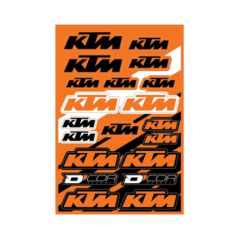 D Cor Visuals Ktm Cor Decal Sheet Konquer Motorcycles