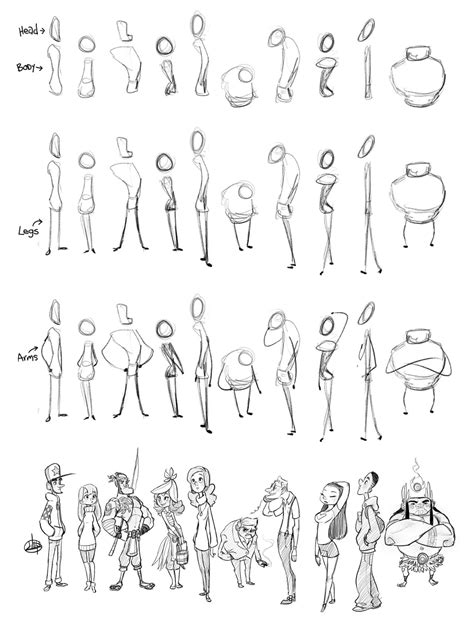 Character Sketch Process by LuigiL on DeviantArt