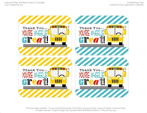 School Bus Pass Template