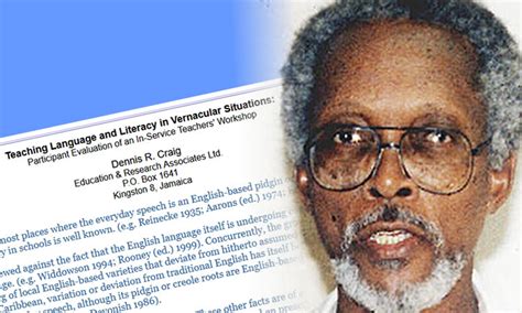 Dennis R Craig Scl Society For Caribbean Linguistics