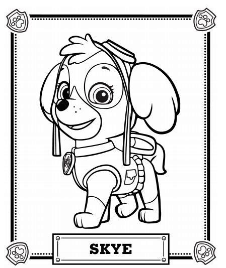 Paw Patrol Air Pups Coloring Pages at GetDrawings | Free download