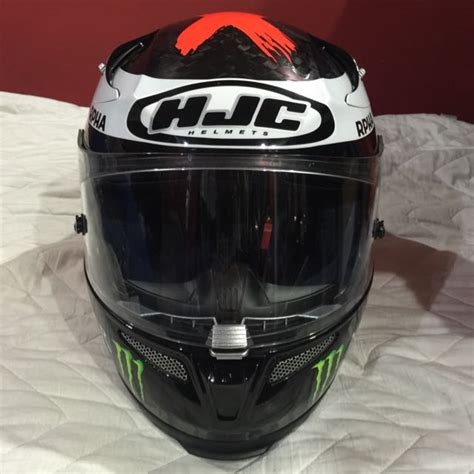 Hjc Rpha Lorenzo Carbon Helmet Car Accessories On Carousell