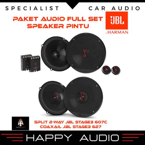 Jual Paket Audio Jbl Stage Full Speaker Pintu Mobil Split Coaxial Ori