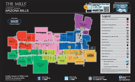 Arizona Mills Mall Map | World Map 07