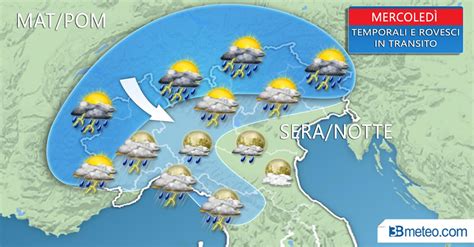 Meteo Italia Forti Temporali In Arrivo Tra Mercoled Gioved Al Nord