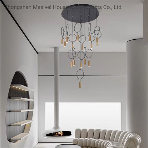 Masivel Luxury Graceful Chandelier Hotel Lobby Pendant Lighting China