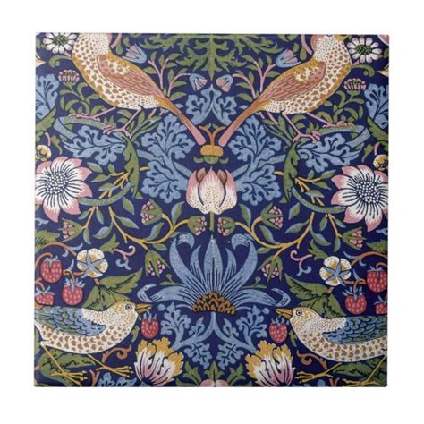 William Morris Strawberry Thief Tile