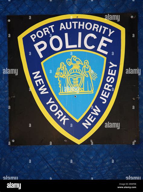 Port Authority Police Zeichen New York Usa Stockfoto Bild 65956223