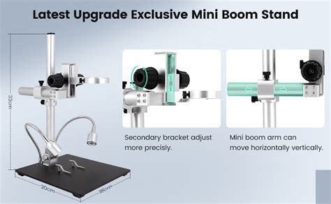 LINKMICRO LM249MS 10 HDMI Digital Microscope 2000X 3 Lens Electronic