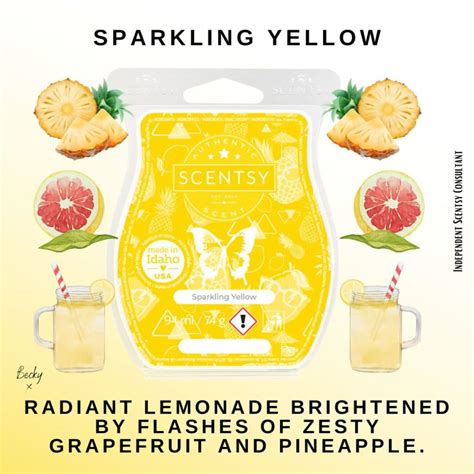 Sparkling Yellow Scentsy Bar Scentsy Product The Candle Boutique