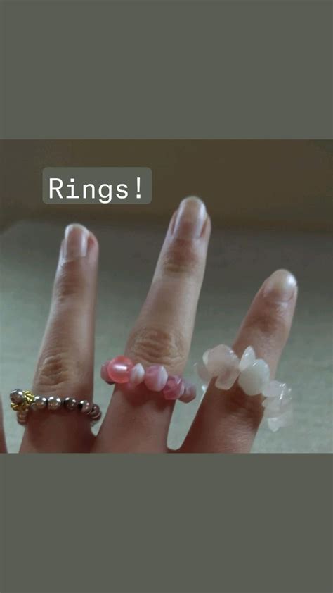 Rings! | Rings, Beaded jewelry, Beaded