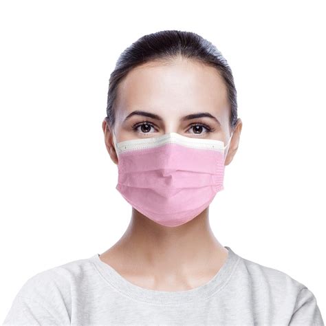 Disposable Face Masks With Nose Wire Elastic Ear Loops Breathable Masks