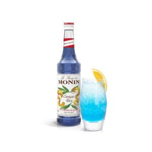 Syrup Monin vỏ cam xanh chai 700ml Monin Blue Curacao Syrup Malaysia