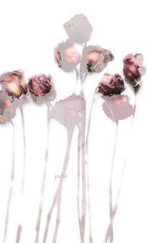 diy floral pattern tutorial faded flowers aesthetic pink  white
