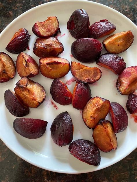 Roasted Plums In Air Fryer Melanie Cooks