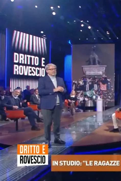 Dritto E Rovescio Paolo Del Debbio Sbotta Contro L Ospite Sport It