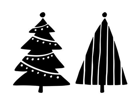 24 Christmas Tree Svg Bundle Christmas Svg Christmas Trees Etsy