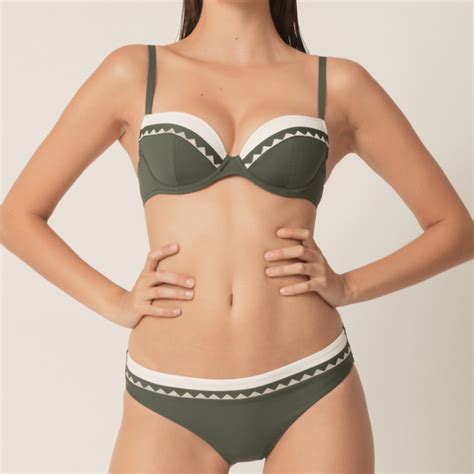 Marie Jo Swim Gina Rio Bikini Hose Dark Olive Annadiva