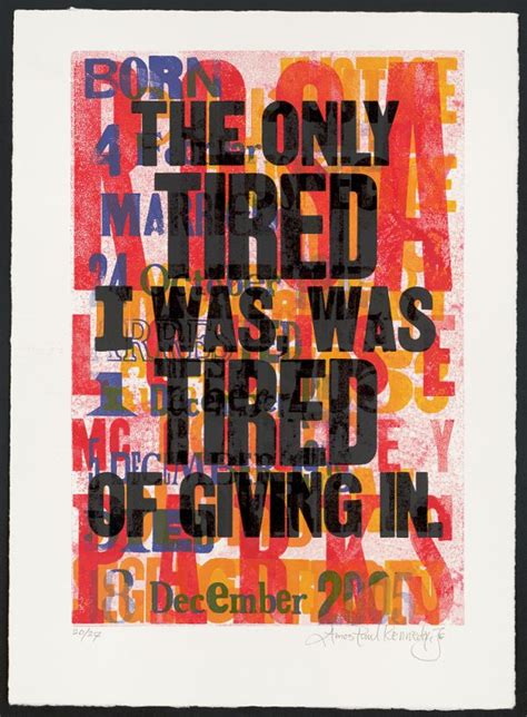 Letterpress Artist Amos Paul Kennedy Jr S Rosa Parks Series Poster House