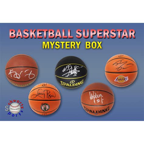 Schwartz Sports Basketball Superstar Signed Basketball Mystery Box