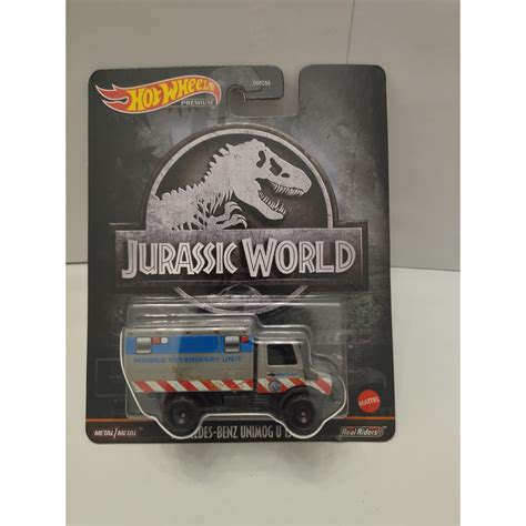 Mercedes Benz Unimog U L Jurassic World Grey Hot Wheels Premium