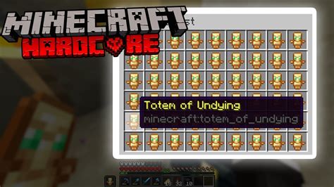 I Now Have Unlimited Totems In Hardcore Minecraft YouTube