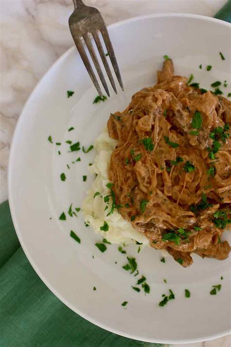 Beef Stroganoff Traditional Russian Recipe Flavors