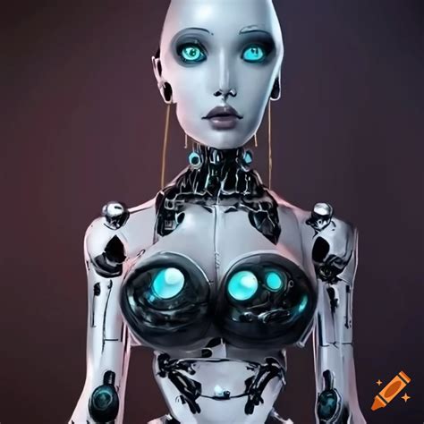 Futuristic Robot Woman On Craiyon