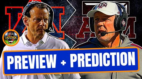 Auburn Vs Texas Aandm Preview Prediction Late Kick Cut Youtube