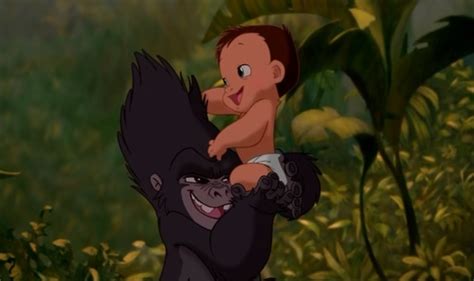 Baby Tarzan And Terk Baby Tarzan Disney Puns Disney Fanatic