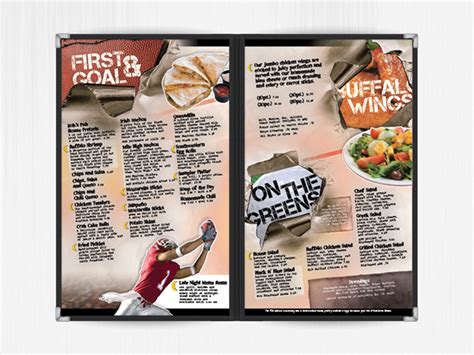 Benchwarmers Menu on Behance