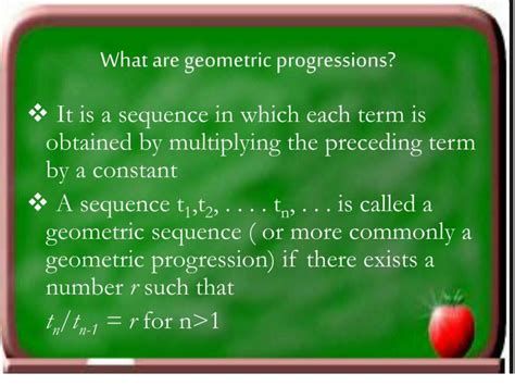 solution geometric progression maths studypool