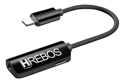 Cable Lightning Hrebos Hs 309 Negro Con Entrada USB Tipo C MercadoLibre