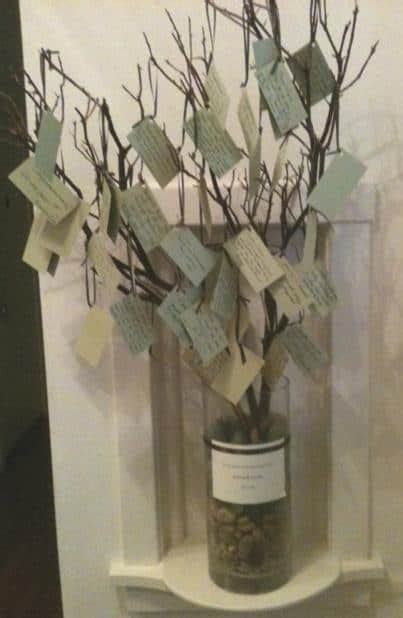 Memory tree holds share memories cards | Next Gen Memorials