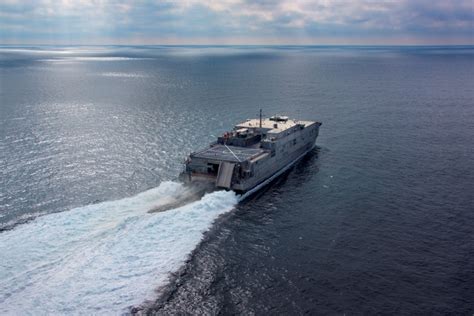 First Round Of Testing For 214 Milllion Us Navy Catamaran Completed Ahead Of Schedule