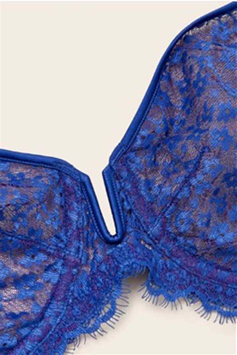 Buy Mands Boutique Blue Floral Lace Wired Bra For Women Body Focus