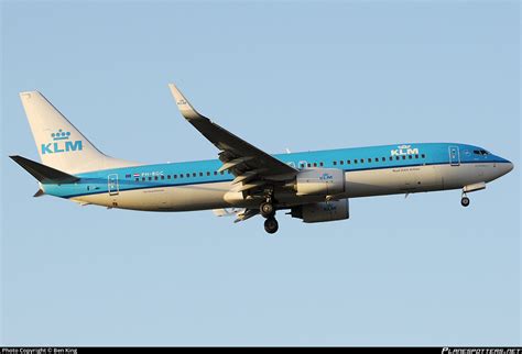 PH BGC KLM Royal Dutch Airlines Boeing 737 8K2 WL Photo By Ben King