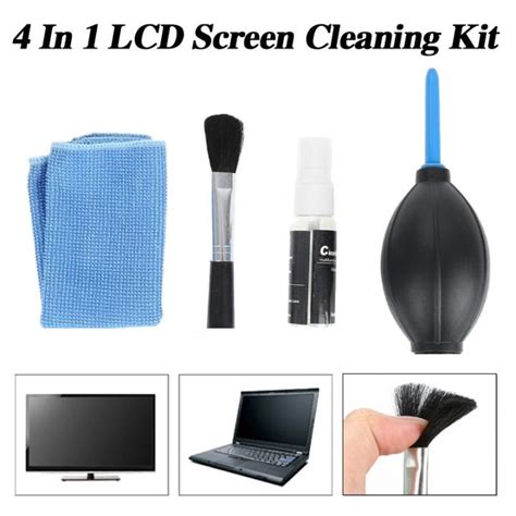 4 In 1 Lcd Screen Cleaning Kit For Computer Tv Mobile Phone Laptop Camera Latest Screen Cleaner