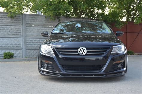 Front Splitter V Vw Passat Cc Preface Model Standard Bumper Gloss