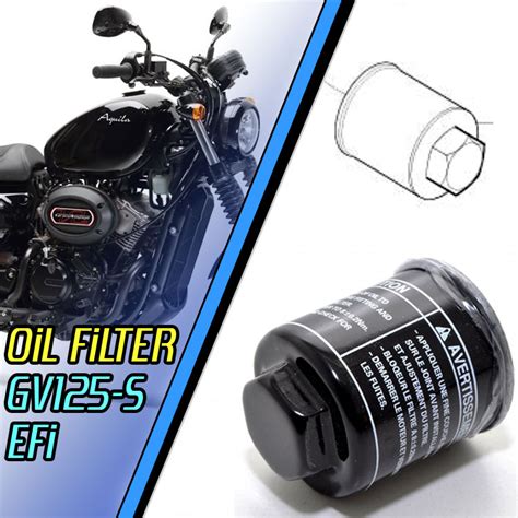 Oil Filter Hyosung GV125 S EFi Injected UK Hyosung Parts Spares