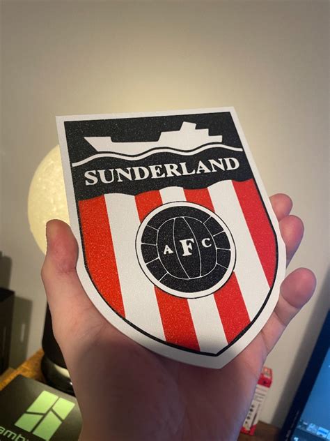 Sunderland SAFC Badge 1991-1997 by andywhawes - MakerWorld