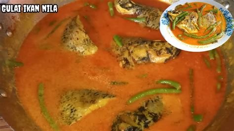 Resep Gulai Ikan Nila Dan Kacang Panjang Dapurwongndeso YouTube