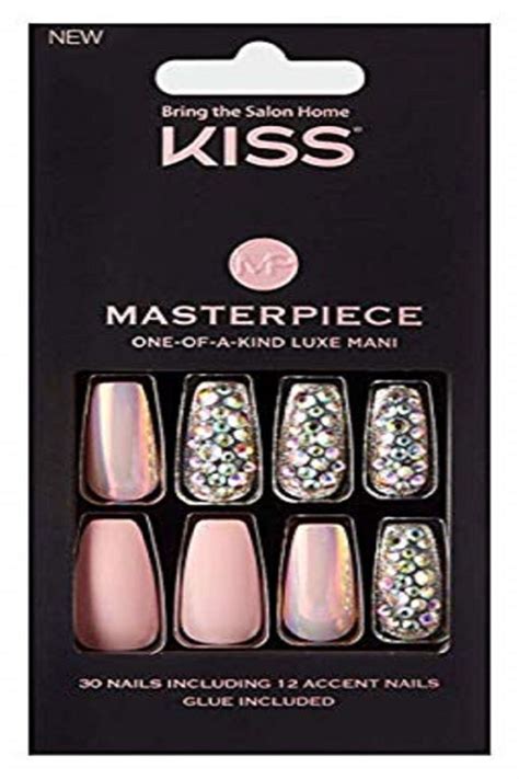 Kiss Masterpiece Luxe Mani Nails With Glue