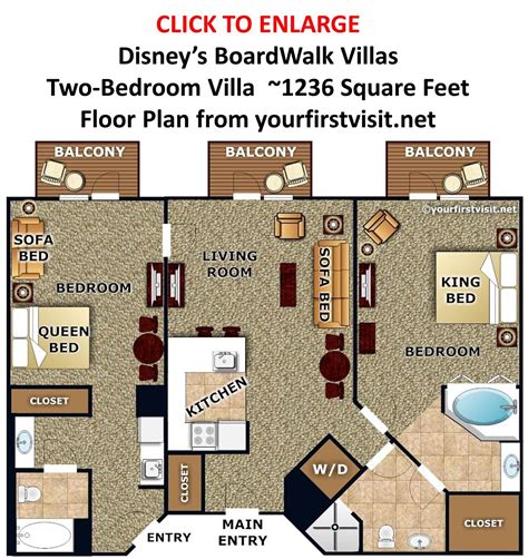 Disneyland Hotel 2 Bedroom Suite Layout - Home Design Ideas