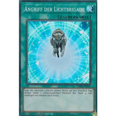 Angriff Der Lichtbrigade RA02 DE055 V 4 Platinum Secret Rare Platinum