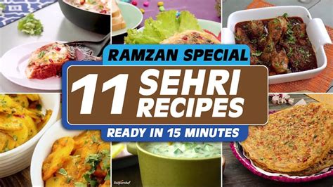 Quick and Easy Sehri Recipes You Can Make In 15 Minutes | Ramadan Recipes | SooperChef - YouTube ...